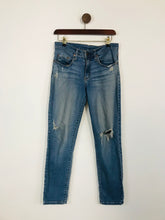 Load image into Gallery viewer, Nobody Women&#39;s Cotton Ripped Boyfriend Jeans | W26 UK8 | Blue
