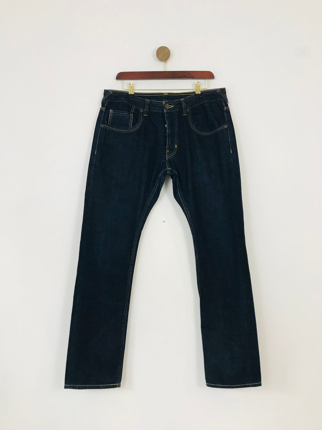 Natural Selection Men's Straight Jeans | W34 L32 | Blue