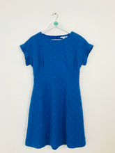 Load image into Gallery viewer, Boden Women’s Polka Dot A-Line Knee-Length Dress | UK14 | Blue
