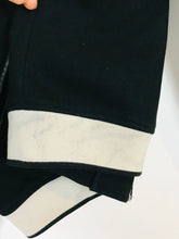 Load image into Gallery viewer, Sandro Men’s Wool Varsity Bomber Jacket | S | Black
