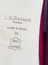 Load image into Gallery viewer, LK Bennett Women&#39;s Suede Velvet Heels NWT | EU39 UK6 | Red
