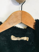 Load image into Gallery viewer, Escandelle Women&#39;s Faux Fur Lined Overcoat Coat | XL UK16 | Black
