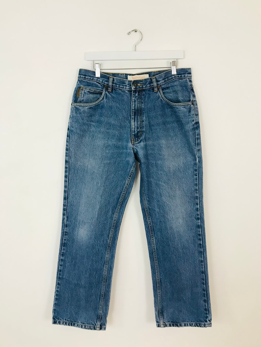 Timberland Men’s Straight Leg Jeans | 34 | Mid Blue