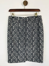 Load image into Gallery viewer, Banana Republic Women&#39;s Lace Pencil Skirt | UK8 | Black
