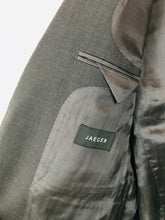 Load image into Gallery viewer, Jaeger Men’s Wool Suit Jacket Blazer | 42S | Dark Grey
