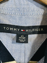 Load image into Gallery viewer, Tommy Hilfiger Men&#39;s Striped Long Sleeve Polo Shirt NWT | XS | Blue
