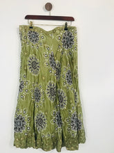 Load image into Gallery viewer, Kew Women&#39;s Floral Wrap Midi Skirt | UK14 | Green
