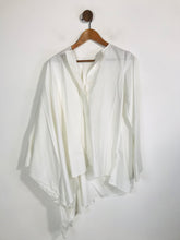 Load image into Gallery viewer, Cos Women&#39;s Asymmetrical Button-Up Shirt | 34 | White
