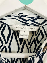Load image into Gallery viewer, Diane von Furstenberg Women’s Geometric Print Shirt Dress | US4 UK8 | Multicoloured
