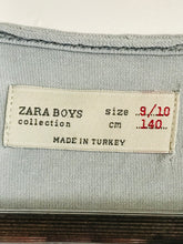 Load image into Gallery viewer, Zara Kid&#39;s Long Sleeve Star Print T-Shirt | 9-10 Years | Grey
