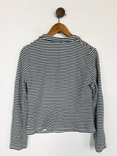 Load image into Gallery viewer, Boden Women&#39;s Striped Jersey Blazer Jacket | UK12 | Blue
