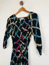 Load image into Gallery viewer, Brora Women&#39;s Silk Floral Shirt Dress | UK8 | Black
