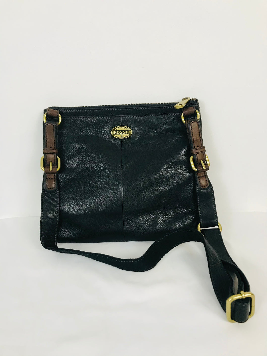 Fossil Women’s Leather Crossbody Bag | Black