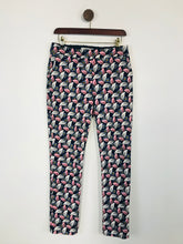 Load image into Gallery viewer, Boden Women&#39;s Floral Chinos Trousers | UK10 | Blue
