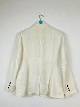 Load image into Gallery viewer, Fenn Wright Manson Womens Linen Blazer | UK18 | Cream
