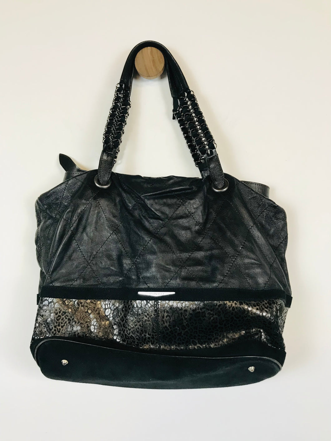 Pinko Women's Leather Shoulder Bag | Black