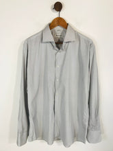 Load image into Gallery viewer, Balmain Men&#39;s Cotton Check Gingham Button-Up Shirt | XL | Grey
