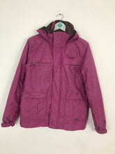 Load image into Gallery viewer, Protest Women’s Breathable Waterproof Jacket Coat | UK12 | Purple
