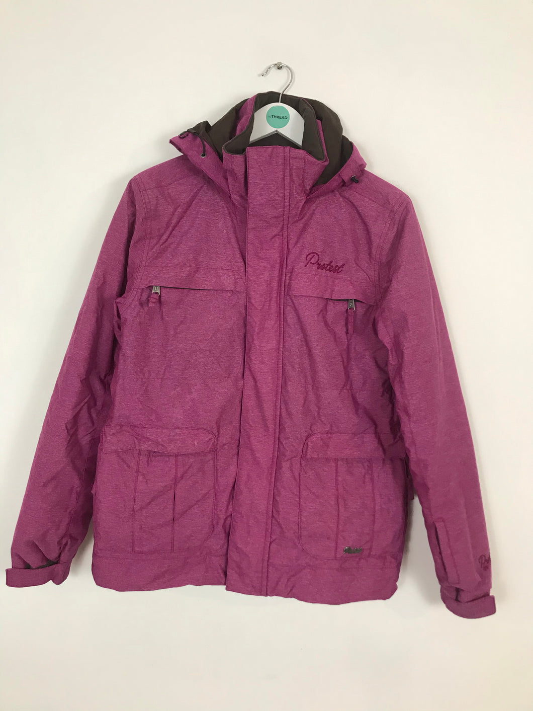 Protest Women’s Breathable Waterproof Jacket Coat | UK12 | Purple