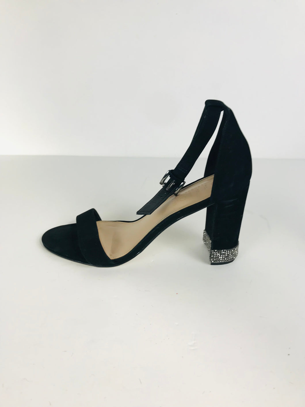 Office Women's Suede Leather Heels | 39 UK6 | Black