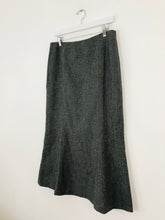 Load image into Gallery viewer, Hobbs Women’s Wool Flare Longline Maxi Skirt | UK14 | Grey
