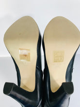 Load image into Gallery viewer, Kurt Geiger Women&#39;s Leather Heeled Boots | EU40 UK7 | Black
