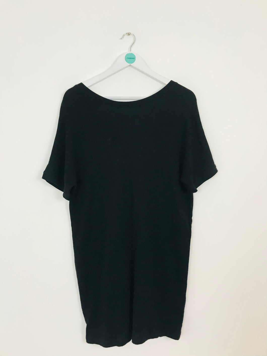 Whistles Women’s Oversized T-Shirt Dress | 2 UK8 | Black