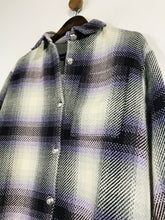 Load image into Gallery viewer, Maje Women&#39;s Wool Check Gingham Shacket Overcoat NWT | 36 | Multicoloured
