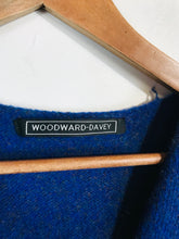 Load image into Gallery viewer, Woodward-Davey Women&#39;s Wool Hand Dyed Cardigan | OS | Blue
