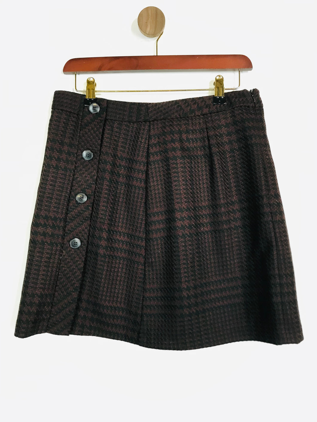 Oasis Women's High Waist Mini Skirt | UK12 | Red