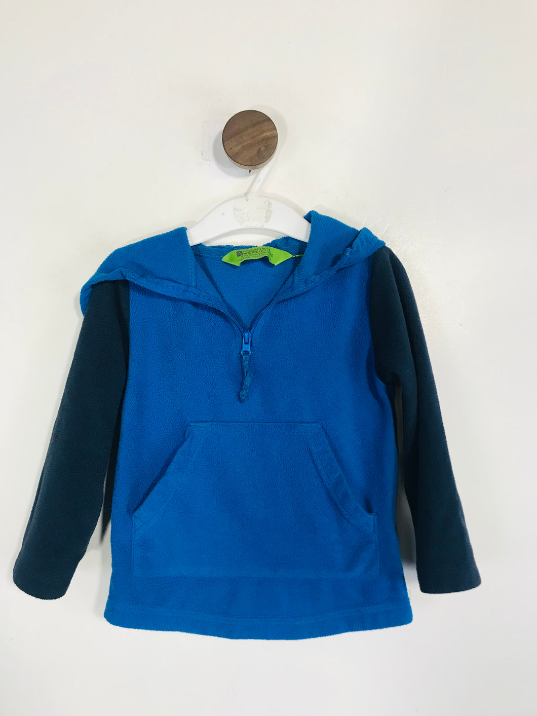 Mountain Warehouse Kid's Fleece Zip Hoodie | 2-3 Years | Blue