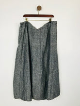 Load image into Gallery viewer, East Women&#39;s Linen Maxi Skirt | UK20 | Grey
