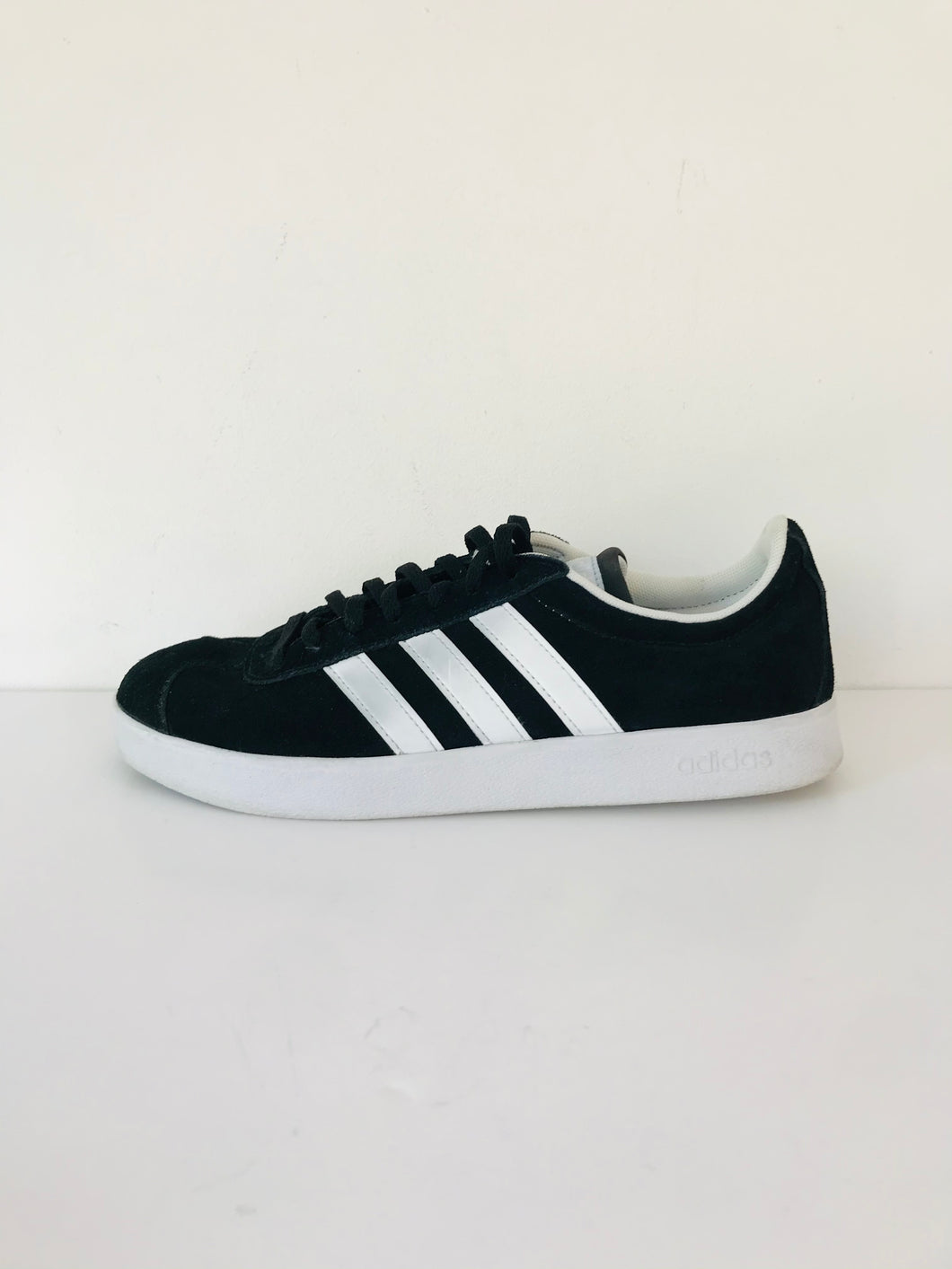 Adidas Women's Suede Leather Trainers | UK6 | Black