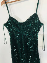 Load image into Gallery viewer, Zara Women&#39;s Sequin Mini Dress NWT | M UK10-12 | Green
