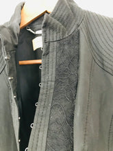 Load image into Gallery viewer, Karen Millen Women&#39;s Lace Panel Blazer Jacket | UK12 | Black
