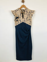 Load image into Gallery viewer, Jolie Moi Women&#39;s Lace Sheath Dress | UK8 | Blue
