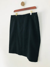 Load image into Gallery viewer, Jigsaw Women&#39;s Wool Smart Pencil Skirt | UK14 | Black
