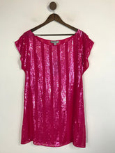 Load image into Gallery viewer, Monsoon Women&#39;s Sequin Blouse NWT | UK14 | Pink
