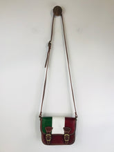 Load image into Gallery viewer, Vera Pelle Women&#39;s Italian Leather Crossbody Bag | Small | Multicoloured
