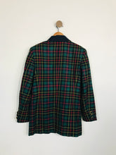 Load image into Gallery viewer, Gerry Weber Women&#39;s Tartan Smart Blazer Jacket | EU34 UK6 | Multicolour
