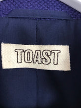 Load image into Gallery viewer, Toast Women’s Cotton Blend Button Up Blazer Jacket | UK14 | Purple

