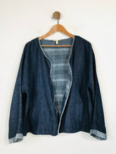 Load image into Gallery viewer, Eileen Fisher Women&#39;s Chambray Open Cardigan | L UK14 | Blue

