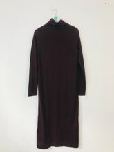 Load image into Gallery viewer, COS Women’s Wool Maxi Shirt Dress | S UK8 | Purple
