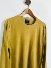 Load image into Gallery viewer, Abercrombie &amp; Fitch Men&#39;s Long Sleeve Cotton T-Shirt | S | Yellow
