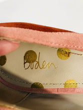Load image into Gallery viewer, Boden Women&#39;s Suede Real Leather Heels | 38 UK5 | Pink
