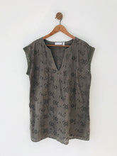 Load image into Gallery viewer, The White Company Women’s Floral Lace Shift Dress | UK16 | Grey
