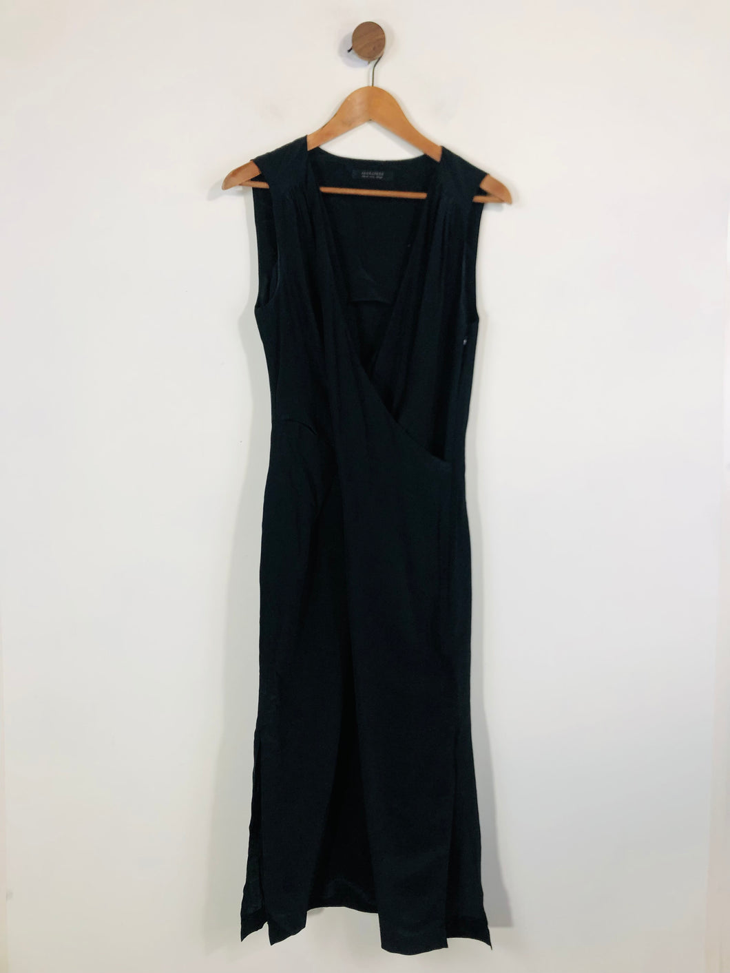 AllSaints Women's Silk Midi Dress | UK10 | Black