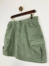 Load image into Gallery viewer, Hush Women&#39;s Cotton Mini Skirt | UK14 | Green
