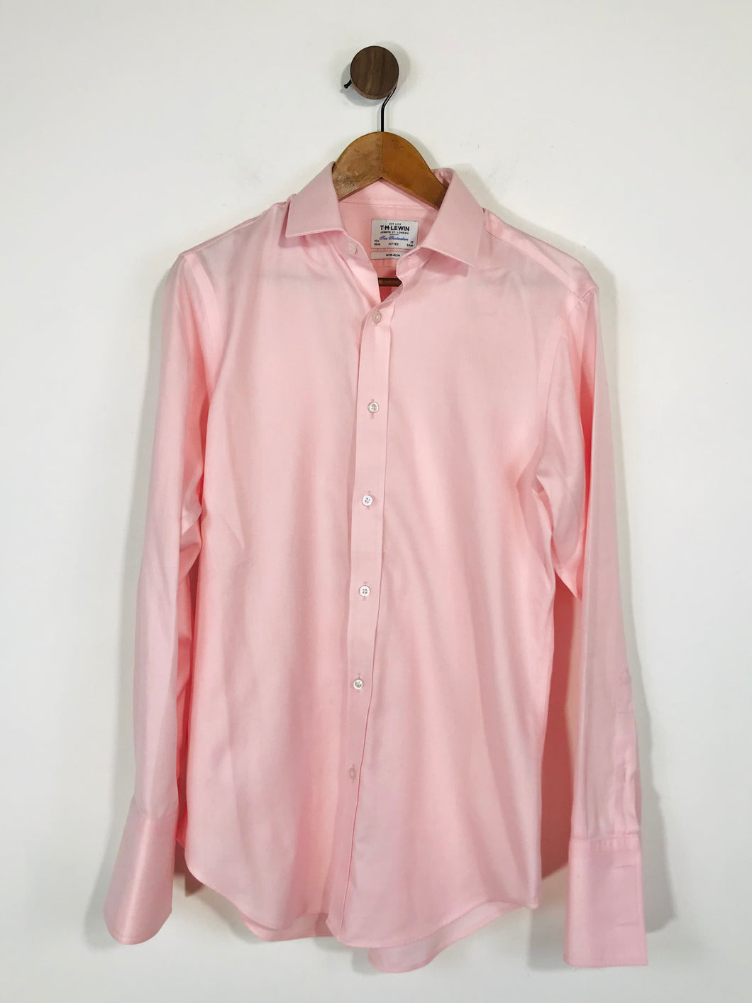 TM Lewin Men's Button-Up Shirt | 15.5 | Pink