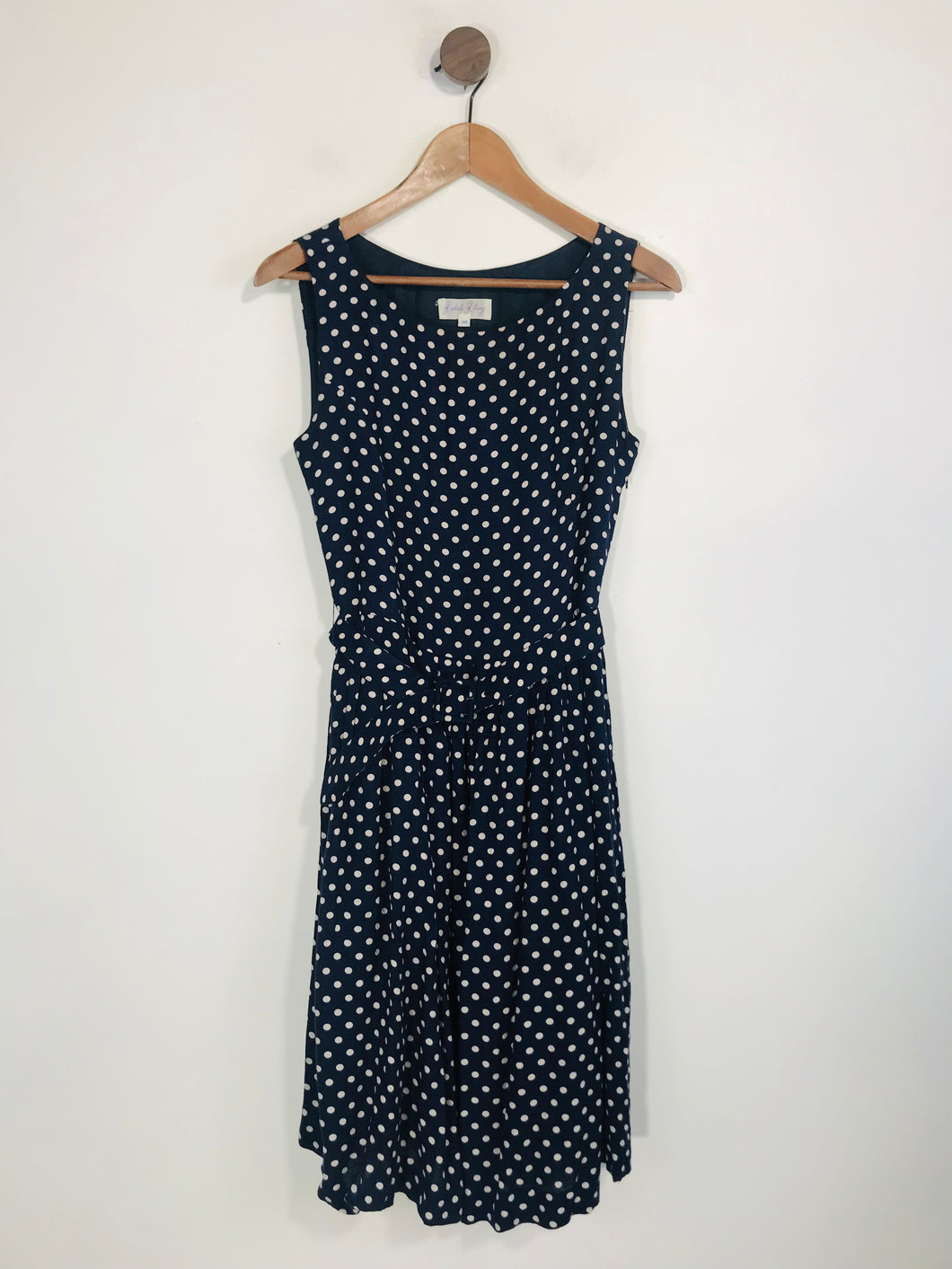 Rachel Riley Women's Polka Dot A-Line Dress | EU38 UK10 | Blue